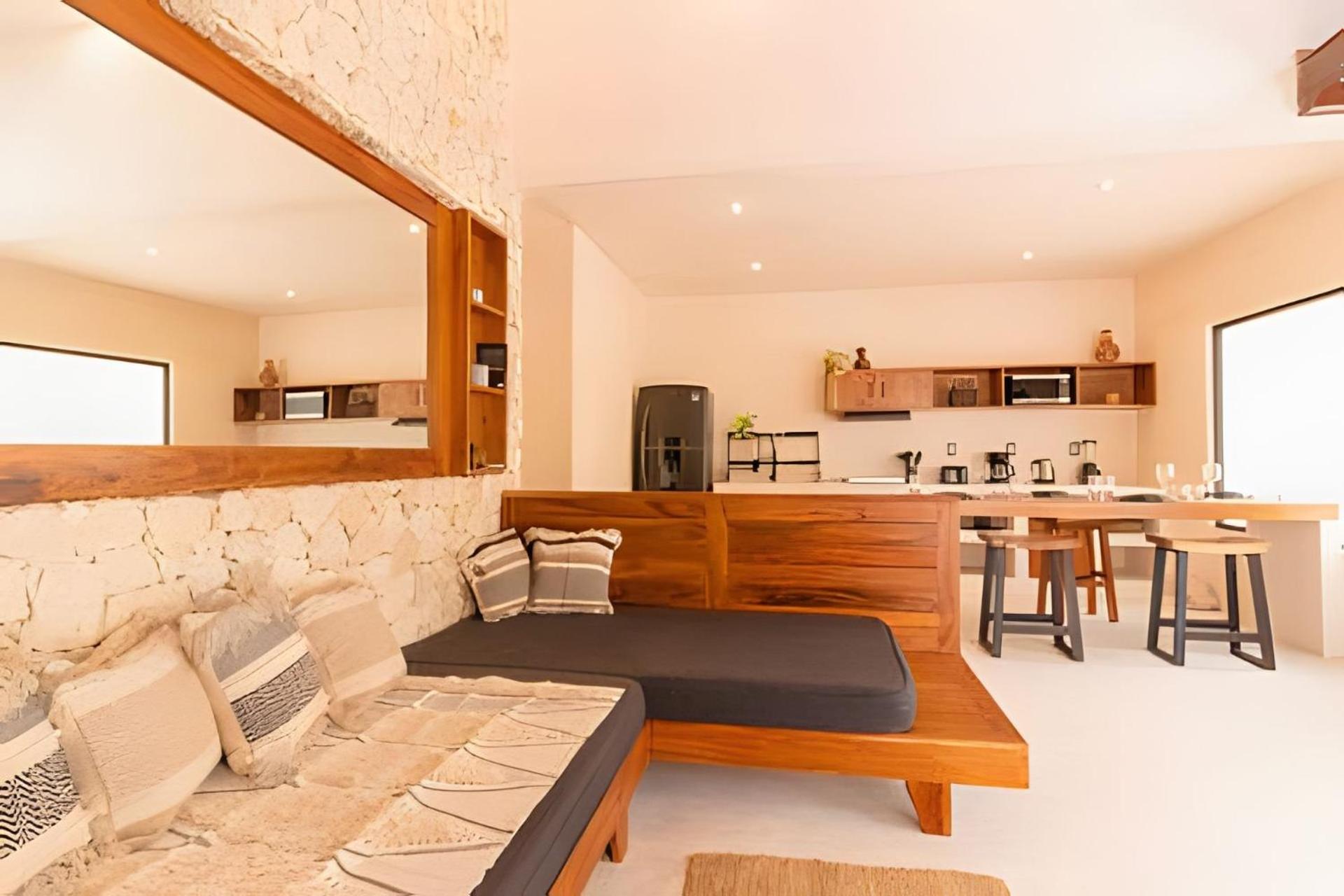 Casa De Piedra - Departamentos Bacalar- 아파트 외부 사진