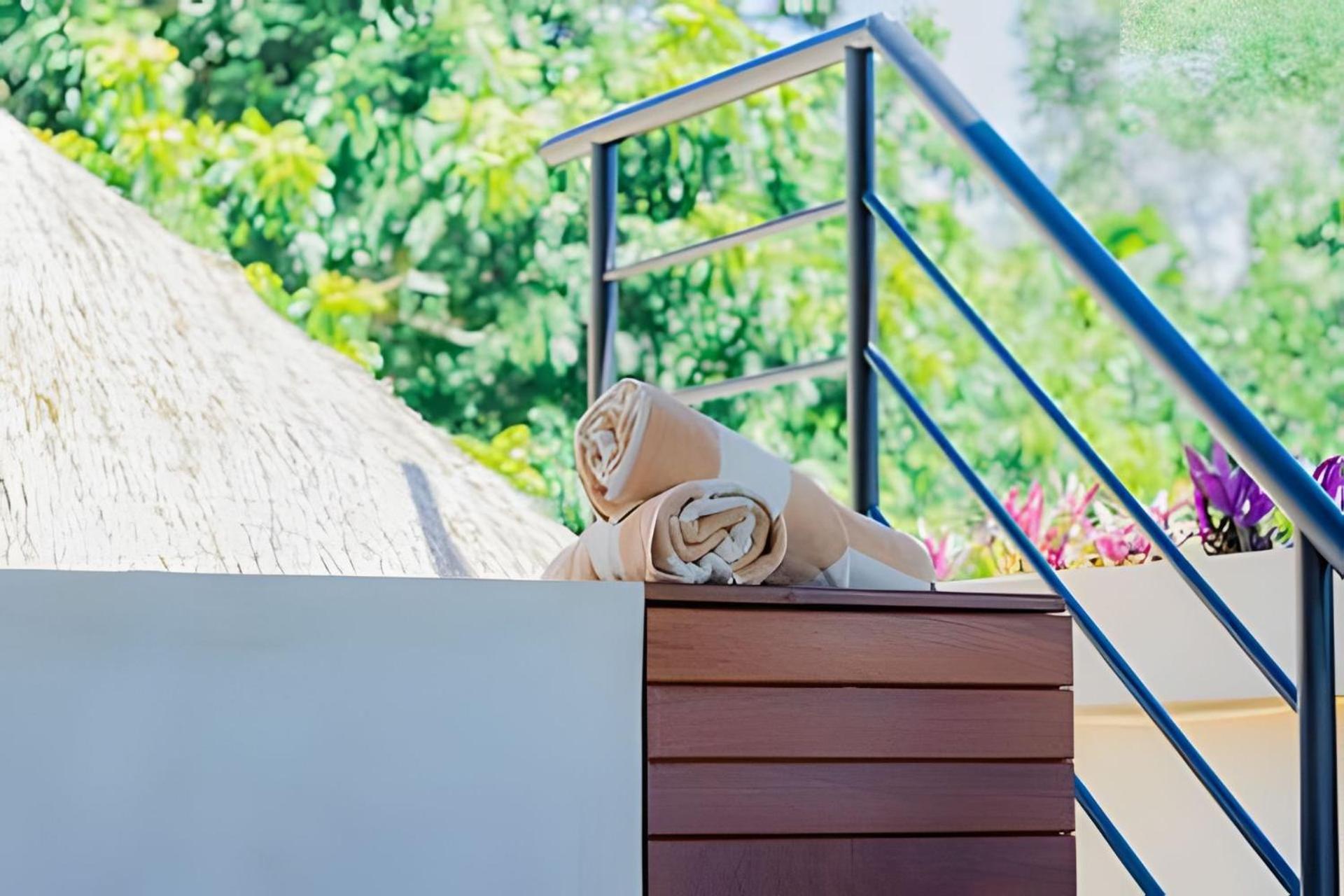 Casa De Piedra - Departamentos Bacalar- 아파트 외부 사진