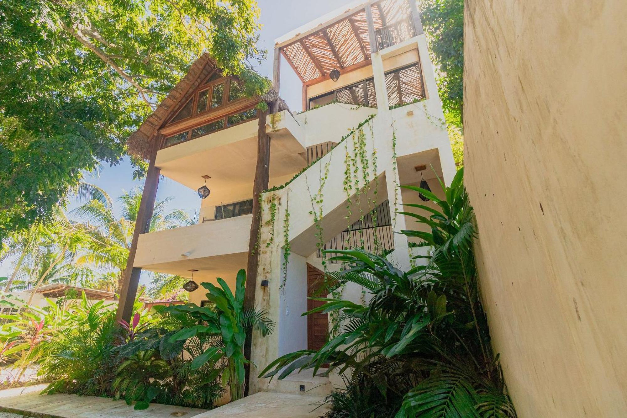 Casa De Piedra - Departamentos Bacalar- 아파트 외부 사진